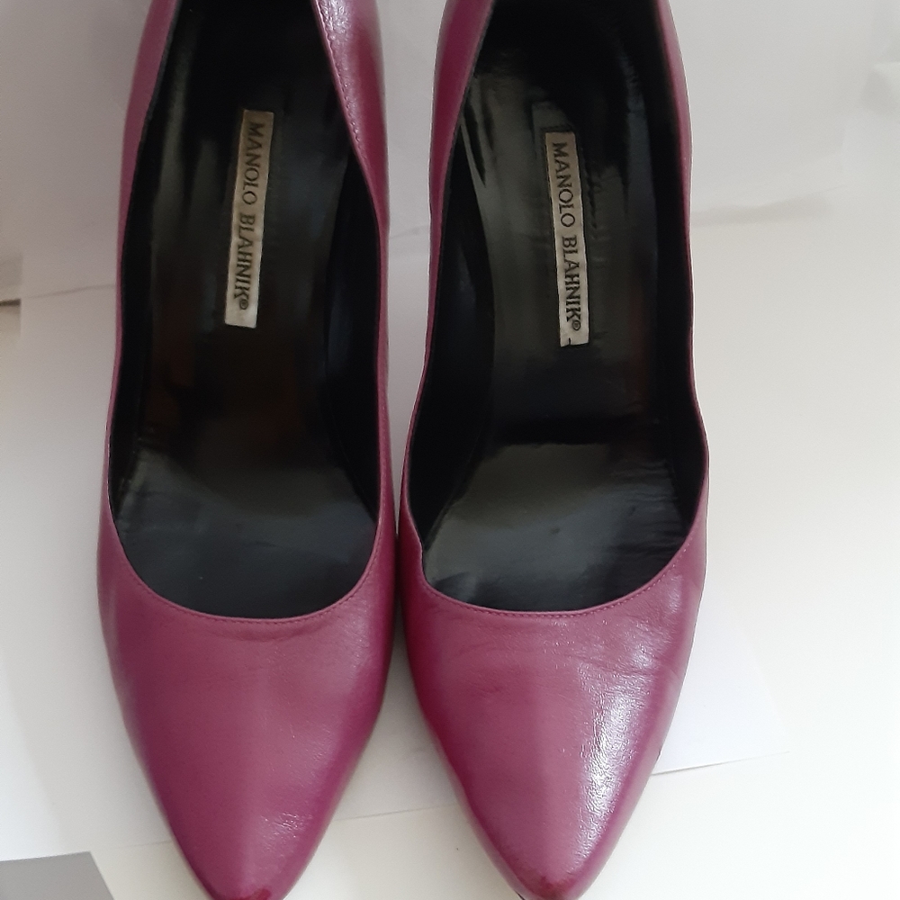 Manolo Blahnik womens heels limited edition sz 40 - Picture 6 of 10